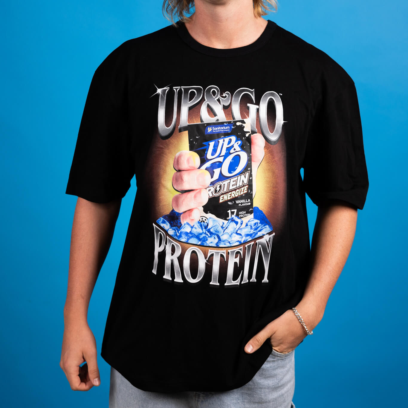 UP&GO Protein Vintage Tee