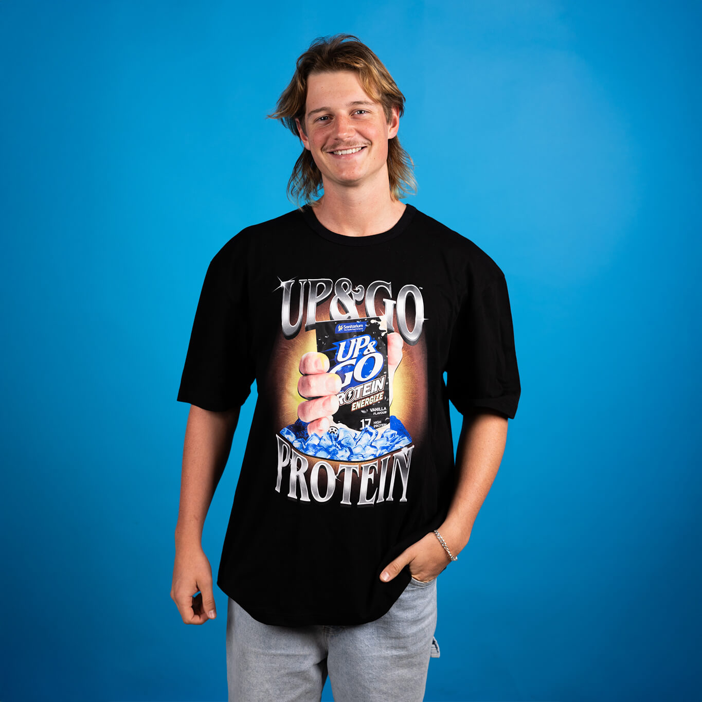 UP&GO Protein Vintage Tee